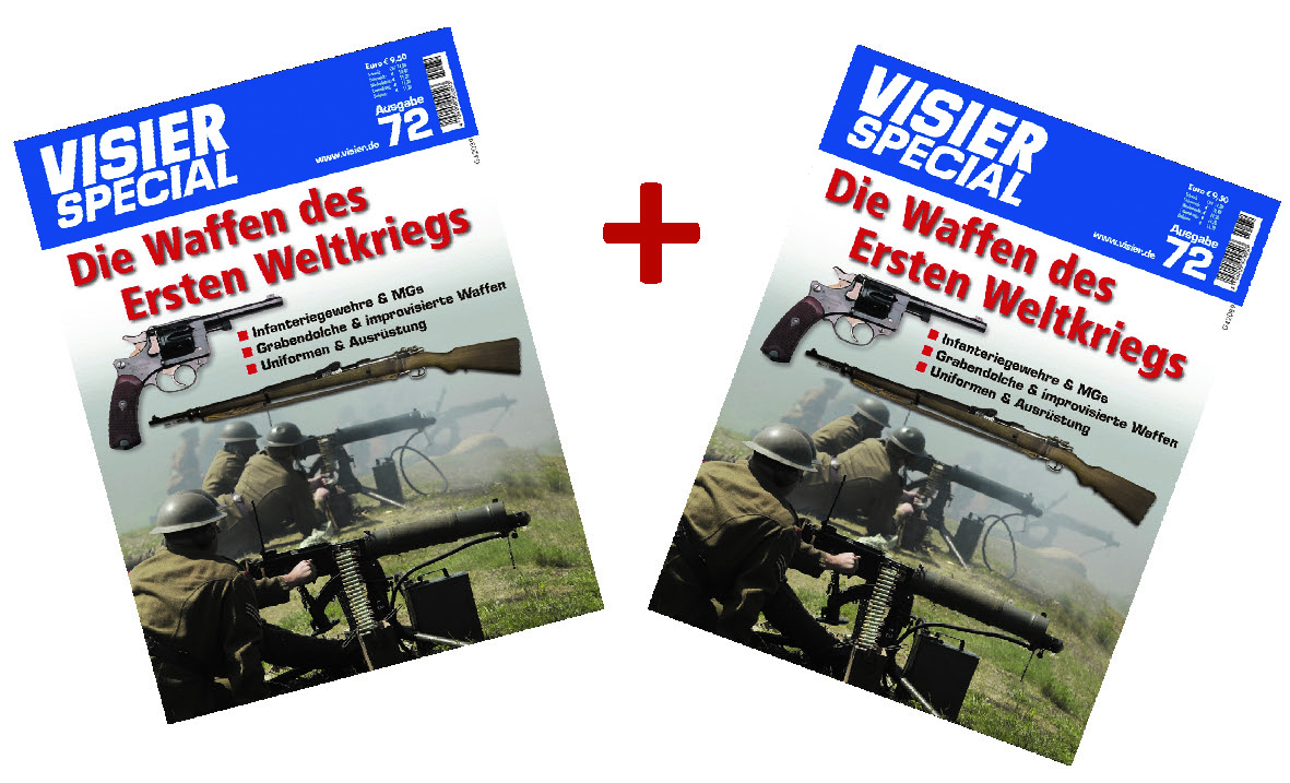 2 X VISIER-Special 72 Die Waffen des Ersten Weltkriegs 14,25 € für Abonnenten