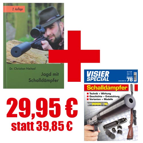 Jagd mit Schalldämpfer + VISIER-Special 78 Schalldämpfer